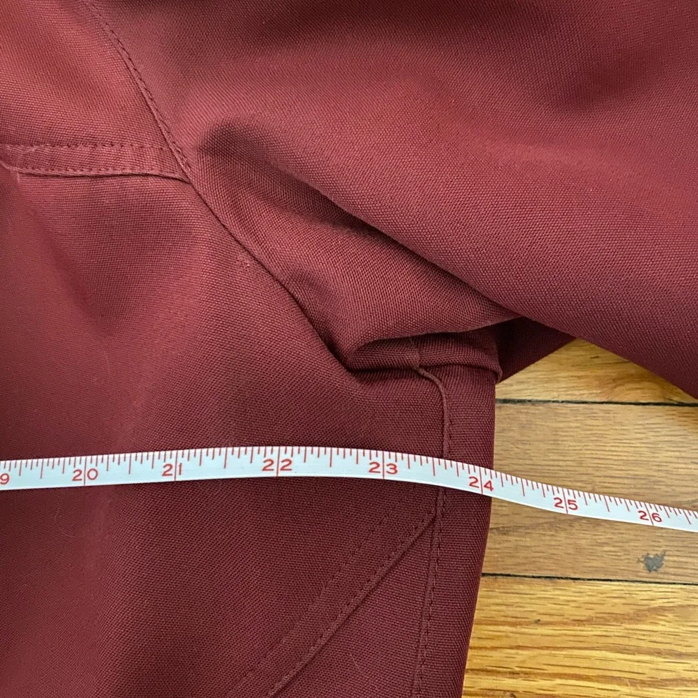 Women's ILGWU Vintage Burgundy Hooded Faux Fur Coat - Picture 7 of 16